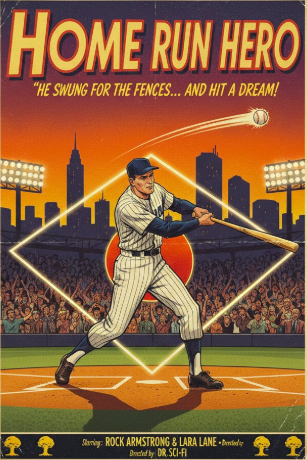 Sports Poster Baseball